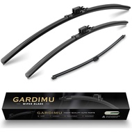 Front and Rear Windshield Wiper Blades, 3 Pcs Front and Back Windshield Wipers Blades Replacement fo