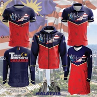 2025 Latest Design Merdeka T Shirt Men's Trend Merdeka Loose Fashionable Sports T Shirt Baju Merdeka