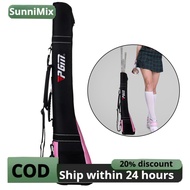 Nylon Golf Club Case Sunday Bag for 4-5 Clubs 79x12x17cm Golfer Putter Carrier Carrying Pack Holder 