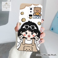 HP Samsung A6 Plus Case - Rajacase - Samsung A6 Plus casing - Cartoon case Motif - Cellphone protect