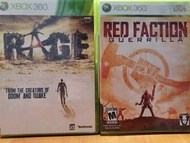 二手 XBOX360 Rage 狂怒煉獄 | Red Faction Guerrilla 赤色戰線：游擊戰隊