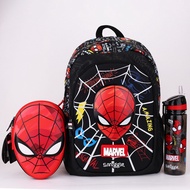 Australia smiggle Elementary School Bag Red Spiderman Water Bottle Pencil Case Stationery Set