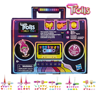 Trolls - Hasbro Trolls 孩之寶 魔髮精靈 夢工廠 小小舞者朋友套裝 | 2玩偶 2手鏈 10飾物 | DIY |女孩最愛 | Party 禮物 | 交換 禮物 | 款式隨機 | 