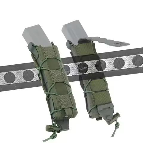 MP5 MP7 Magazine Pouch 9mm .45 Long SMG Mag Holder Tactical Modular Open Single Mag Carrier Hunting 