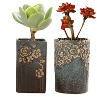 Succulent Old Pile Flowerpot Ceramic Free Shipping Creative Succulent Pot Breathable Stoneware Succulent Plant Flowerpot