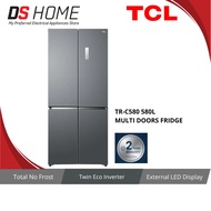 TCL TCL-TRC580CGBP | TCL-TRC580AGWP 580L FREE BUILT IN ULTRA SILENT FRIDGE