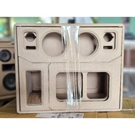 Speaker Flat Pass 6.5 Model 424new Side Impact With Front Acrylic Medium Size 4 Inches 2 Flowers 2-I