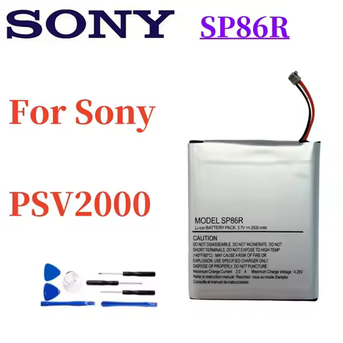 Original SP86R 2500mAh Battery For Sony PSV2000 PS Vita2000 V 2xxx 2000 Pch-2007 +free tools