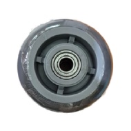 8" Inch TPR Rubber Trolley Wheels Wheel Only (Wheels Only)