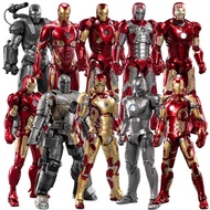 ZD Toys Iron Man MK1 MK2 MK3 MK4 MK5 MK6 MK7 MK42 MK43 MK45 MK46 War Machine Movie Action Figure 7 I