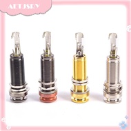 AETJSRY 1PC ทองเหลืองกีตาร์ไฟฟ้าเบส Input Output MONO Long threaded JACK SOCKET