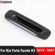 For Kia Forte Cerato K3 2019 2020 2021 Carbon Fiber Sunroof Roof Skylight Door Handle Bowl Cover Tri