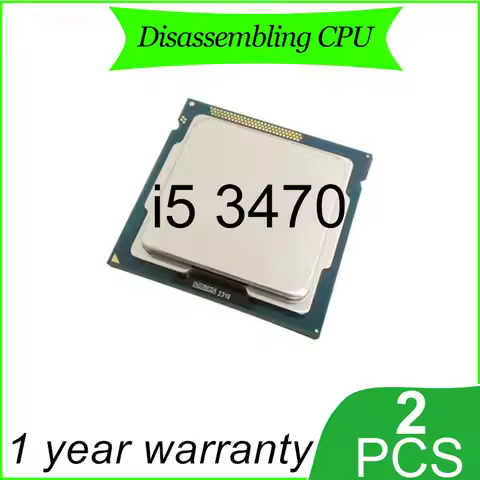 Intel 2 pcs i5-3470 Used processor LGA 1155 pin 4 core 4 thread CPU chip