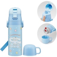 Skater Children s Stainless Steel Water Bottle 2-way Direct Drinking 470ml Cup 430mlChild Friendly L