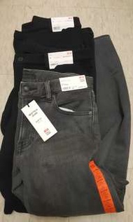 uniqlo jeans  日本帶回 31腰 黑色34-38腰 保暖 牛仔褲