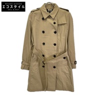 Burberry 2850 米色 THE KENSINGTON 長款風衣 UK12 [二手]