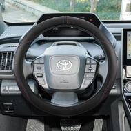 Microfiber Leather Car Steering Wheel Cover For Toyota BZ5 BZ4X BZ3 2023 2024 2025 2026 Auto Accesso