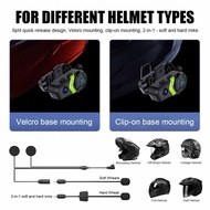 Bluetooth5.3 Motorcycle Helmet Headset Wireless Waterproof Earphones with Microphone Automatic Handsfree Call Answering

