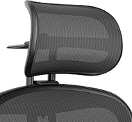 Atlas headrest for Herman Miller Remastered Aeron Chair Ergonomic Upgrade Accessory for Aeron Chairs (Graphite))
