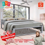 BTE 11046 KING SIZE / METAL BED / LARGE BED / KATIL BESI KUAT