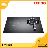 Tecno T 788GI 73cm Gas-Induction Hybrid glass hob