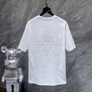 Chrome HeartsˉDark hidden classic china embroidery high quality logo heart pure cotton loose tempera