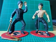 李小龍 公仔 兩個 Bruce Lee