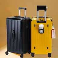 กระเป๋าเดินทางขนาดใหญ่สำหรับผู้หญิงมีล้อเงียบขนาด25 "29" 31นิ้วสำหรับผู้ชาย Gratis Ongkir USB ชาร์จพอร์ตรถเข็นกลิ้งกระเป๋าเดินทาง