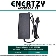【Fast Charging】12V10A Power Adapter For ENERTZY Portable Power Station DC5521
