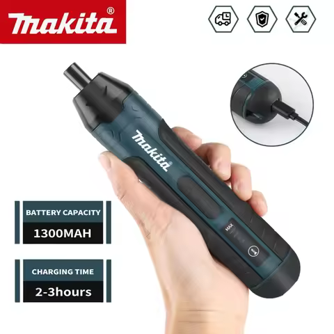 Makita Cordless Electric Screwdriver 1300mah Rechargeable Adjustment Power Drill Multi-function Disa