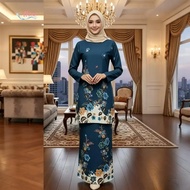 Muslimah Celebration Clothing Set |   2-Piece Robe & Dress |   Long Sleeve |   Straight Cut |   3D F