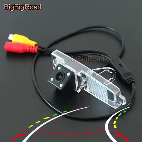 BigBigRoad Car Intelligent Dynamic Tracks Rear View Camera For Toyota RAV4 RAV-4 Vanguard XA30 HiAce