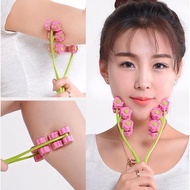 Roller Type Face-lifting Handy Tool V Face Massager Powerful Firming Face Pusher Leg Roller Massage 