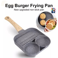 Texania 2-Hole Burger Egg Grill Frying Pan