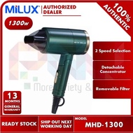 Milux 1300W Foldable Hair Dryer MHD-1300 (Successor Model for MHD-5901)
