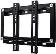 TV Mount,Sturdy Stainless Steel TV Wall Bracket with Shelves for Most 32-55 Inches TVs,Motorised TV Wall Bracket up to 15KG Tilting Height Adjustable, Max 400x400mm