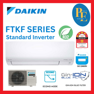 Daikin FTKF Series (R32) Standard Inverter Aircond 1.0HP/1.5HP/2.0HP Air Conditioner FTKF25 FTKF35 FTKF50