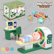 11/Pcs Medical CT Scan & XRay Toy Play Set Hospital Simulation Pretend Play Set Role Play Toy