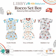 Libby Rocco Short Set Boy Short Suit Baby Boy
