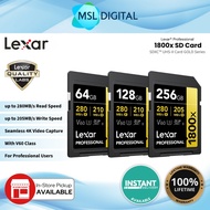 Lexar 1800x SD Card SDXC Card GOLD (4K V60 UHS-II U3 270MB/s)
