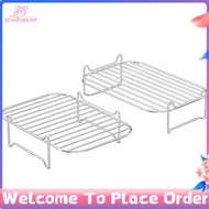 Stainless Steel Grills Rack for  Dual Basket Airfryer DZ201/DZ401 Accessories Rectangle Stackable Ai