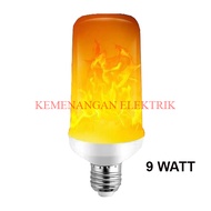 OSKA 9W LED FLAME EFFECT BULB CAFE 9 WATT 9 W 9WATT E27 TORCH
