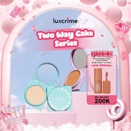 LUXCRIME - BLUR & COVER two way cake SERIES - Oil Control Foundation Powder | Silk Glow Skin Tone Ma
