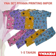 YNA CHILDREN'S CLOTHING SET 1-5 YEARS IMPORTED BABY TERRY PAJAMAS ONESET