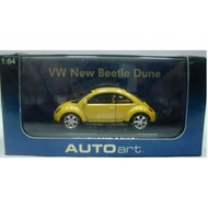 AUTOART VW New Beetle Dune 4WD VR5 2001 Yellow 1:64 LOT2F6310 2784