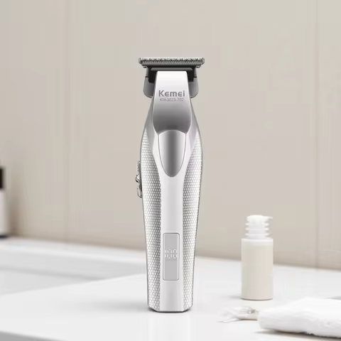 Kemei Hair Trimmer Professional Hair Clipper Electric Haircut Machine Rechargeable Hair Clipper 0 MM