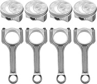 G4KH 2.0T Engine Pistons & Connecting Rod 8Pcs Fits for Hyundai Genesis Coupe/Sonata, Kia Optima/Spo