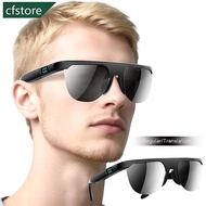 CFSTORE Smart Bluetooth Glasses with Interchangeable Clear Lenses Bluetooth 6.0 Open Ear Outdoor Spo