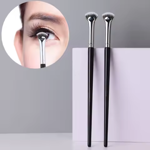 Mini Fan Eyeshadow Brush Eyebrow Eyeliner Brush Professional Small Fan Eyebrow Brush High Quality Br