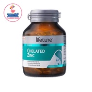 Lifetune Chelated Zinc 75 mg ไลฟทูน คีเลต ซิงค์ (ผลิตภัณฑ์เสริมอาหาร) สังกะสี ซิงค์ 1ขวด/90 เม็ด